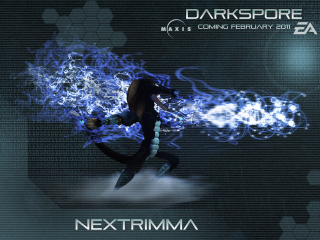 Person running blue fireball dark - bertram brooker free wallpaper for desktop