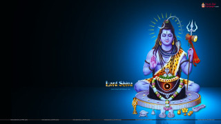 Shirdi statue candle blue background - adobe photoshop free wallpaper
