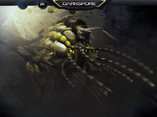 Creature claws face yellow eye - derek zabrocki free wallpaper