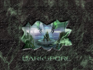 Hole in the wall man - dark background free wallpaper for desktop