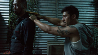 Man holding baseball bat tattooed - right free wallpaper