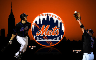 Baseball players mets logo city - rembrandt style free wallpaper