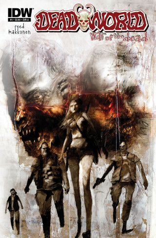 Zombies walking man knife poster - a line free wallpaper for mobile