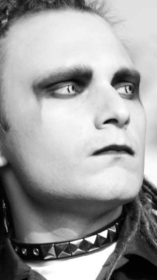 Man spiked collar black leather - christian w. staudinger free wallpaper for mobile