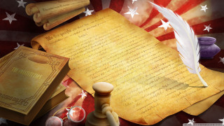 Paper pen quill candle book - a paper free wallpaper