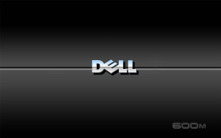 Dell logo black background reflection - dark background free wallpaper for desktop
