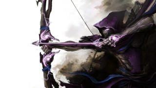 Woman bow arrow digital painting 2 - a digital painting of a woman free wallpaper