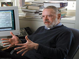 Man sitting computer monitor hands - his hands out in front free wallpaper