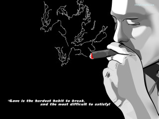 Smoking man world map quote - a man smoking free wallpaper