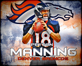 Football player denver logo manning - a football player holding free wallpaper