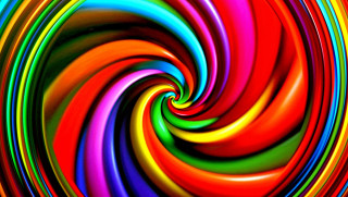 Colorful swirl black white red - vibrant color line free wallpaper