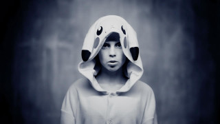 Young boy white animal hoodie - a young boy free wallpaper