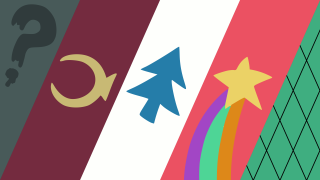 Colorful background arrows question mark - altermodern free wallpaper for desktop