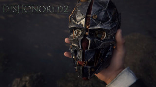 Person holding mask dishonoredd cedric - a mask free wallpaper