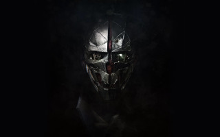 Dark knight mask red light - vanita free wallpaper for desktop