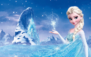 Frozen princess snowflake snowy mountain 2 - frozen free wallpaper for desktop