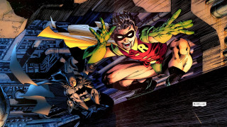 Comic book flying man bat - a comic book cover free wallpaper