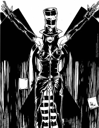 Alice prin top hat comic - her arm free wallpaper for mobile