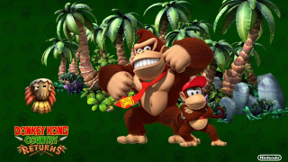 Donkey kong country returns nintendo - fun free wallpaper