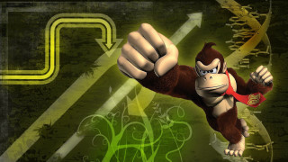 Monkey air fist green background - his fist free wallpaper