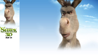Donkey silly sky clouds shrek - the movie free wallpaper