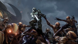 Zombies attacking man video game - a group of zombies free wallpaper