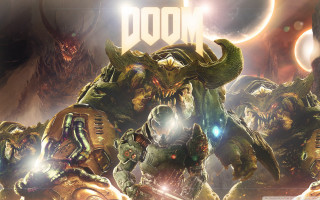 Demonic men moon sky giant - a moon free wallpaper for desktop