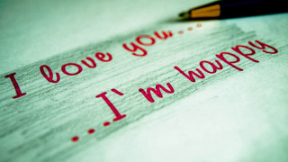 I love you im happy 3 - a pencil free wallpaper