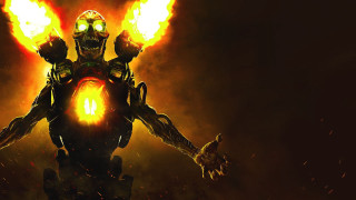 Man helmet flames gun holding - his hand and a helmet free wallpaper