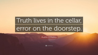 Truth cellar error doorsteps poster - open ceiling free wallpaper