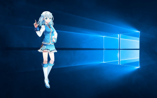 Girl short skirt window blue - rtx free wallpaper for desktop
