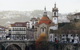 Bridge clock tower city buildings - almada negreiro free wallpaper