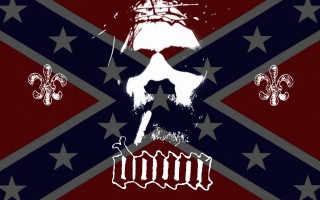 Skull cross flag image design - underground comix free wallpaper