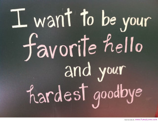 Chalkboard hello goodbye polaroid romanticism - a chalkboard free wallpaper for desktop