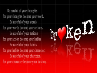 Red black broken heart broken - bertram brooker free wallpaper for desktop