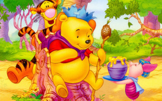 Winnie the pooh tigger cartoon - disney free wallpaper