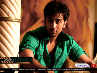 Man green shirt tie sitting - his face free wallpaper