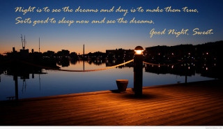 Night scene quote beautiful time - time free wallpaper