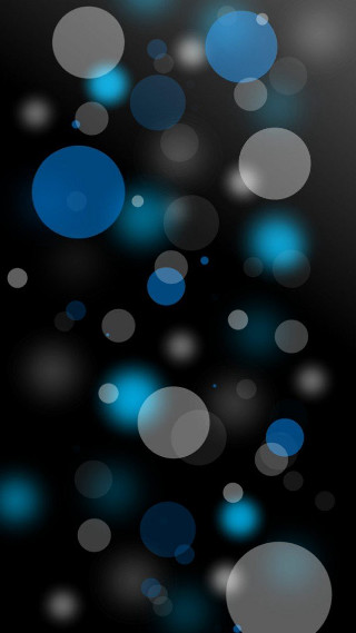 Black blue background circles light 3 - circle of light free wallpaper
