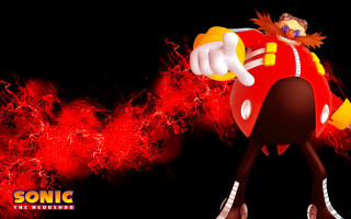 Sonic running flames background arms - a sonic free wallpaper