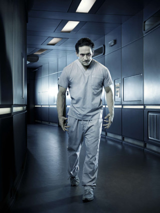 Man prison uniform hallway jail - neoplasticism free wallpaper for mobile