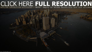 City water bridge large body - a bridge in the middle of it free wallpaper