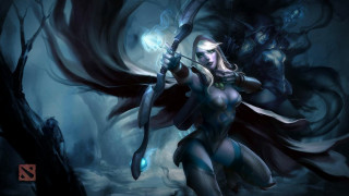 Woman sword demon glowing armor - art of brom free wallpaper