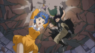 Cartoon woman man cave rocks - a cartoon scene free wallpaper