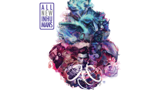 Colorful drawing human being caption - new free wallpaper for desktop