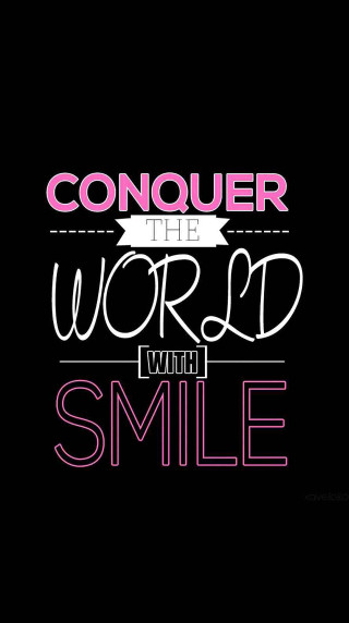 Conquer world smile pink ribbon - the world free wallpaper