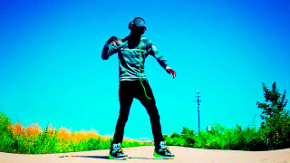 Man skateboard street flower field - a man riding free wallpaper