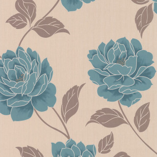 Blue flower beige background leaves - brown background free wallpaper