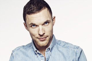 Man beard blue shirt smiling - blue shirt free wallpaper