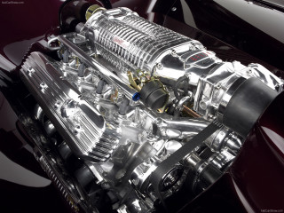 Close up car engine shiny - body free wallpaper